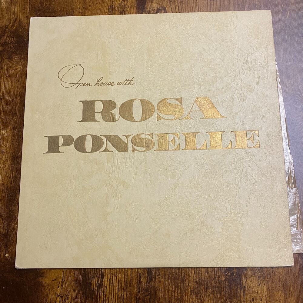 SIGNED AUTOGRAPHED Open House with Rosa Ponselle Carmela Vinyl LP